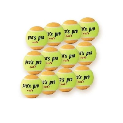 Μπαλάκια Soft tennis-beach tennis balls of 12 yellow-orange