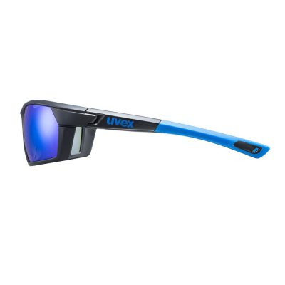 Γυαλιά ηλίου Uvex sportstyle 225 black blue mir. blue - Image 3