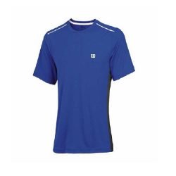 Ανδρικό μπλουζάκι τένις Wilson M Set Crew/WH