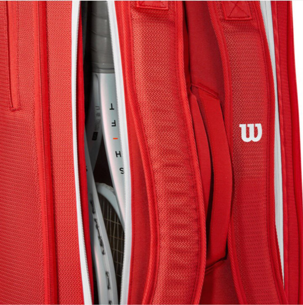 Τσάντα Τένις Wilson Super Tour Red 9 Rackets Bag - Image 6