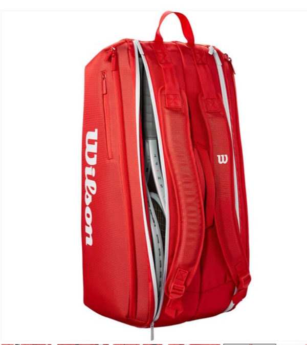 Τσάντα Τένις Wilson Super Tour Red 9 Rackets Bag - Image 4