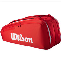Τσάντα Τένις Wilson Super Tour Red 9 Rackets Bag