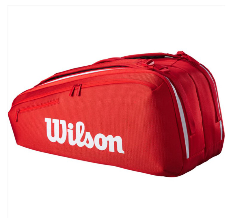 Τσάντα Τένις Wilson Super Tour Red 9 Rackets Bag