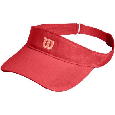 Καπέλο tennis WILSON RUSH KNIT VISOR RED