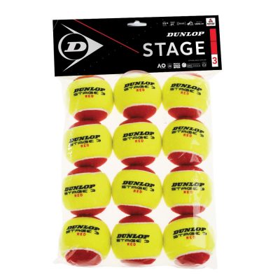 Μπαλάκια Τένις BAG OF 12 DUNLOP MINI TENNIS STAGE 3 BALLS