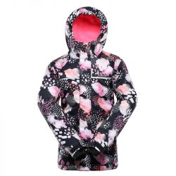 Παιδικό μπουφάν ALPINE PRO - KIWERO full surface printing girls