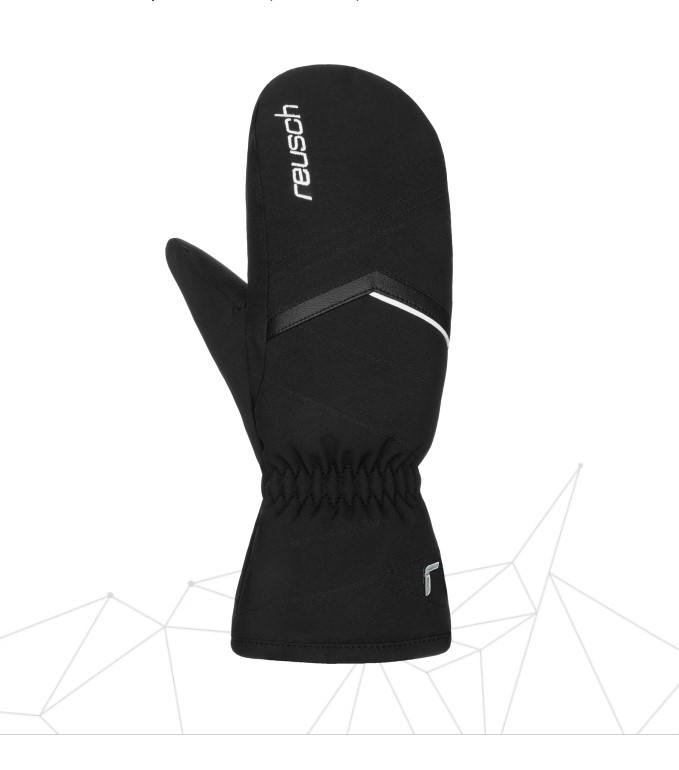 Γάντια SKI Reusch Marisa Mitten black/white W