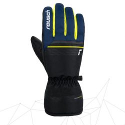 Γάντια SKI Reusch Snow King black kinkdress blu saf yellow