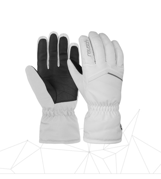 Γάντια SKI Reusch Marisa white/silver W - Image 3